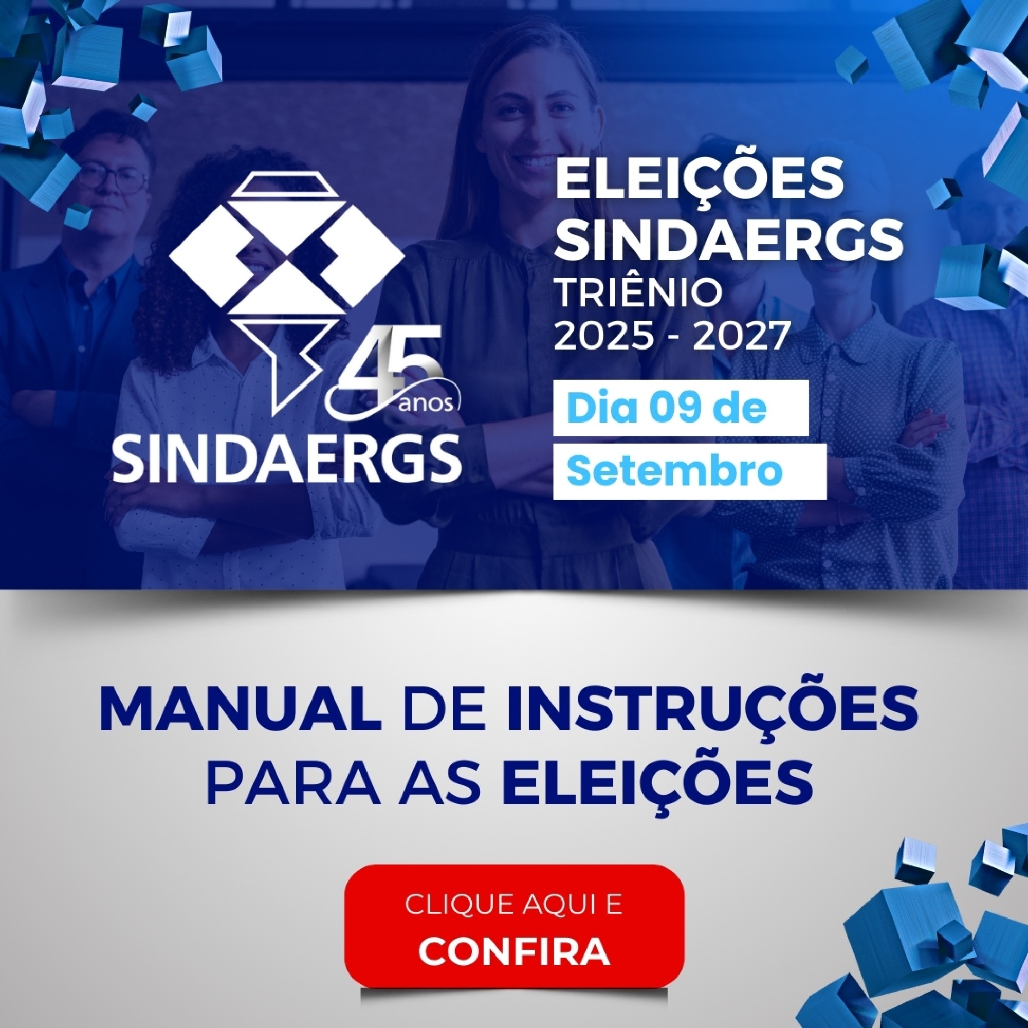 Manual de Instruções para as Eleições SINDAERGS Manual de Instruções para as Eleições SINDAERGS - No dia 09 de setembro de 2024, de 8:30 às 17:00 horas, o SINDAERGS realizará Eleição para a Diretoria Executiva e...