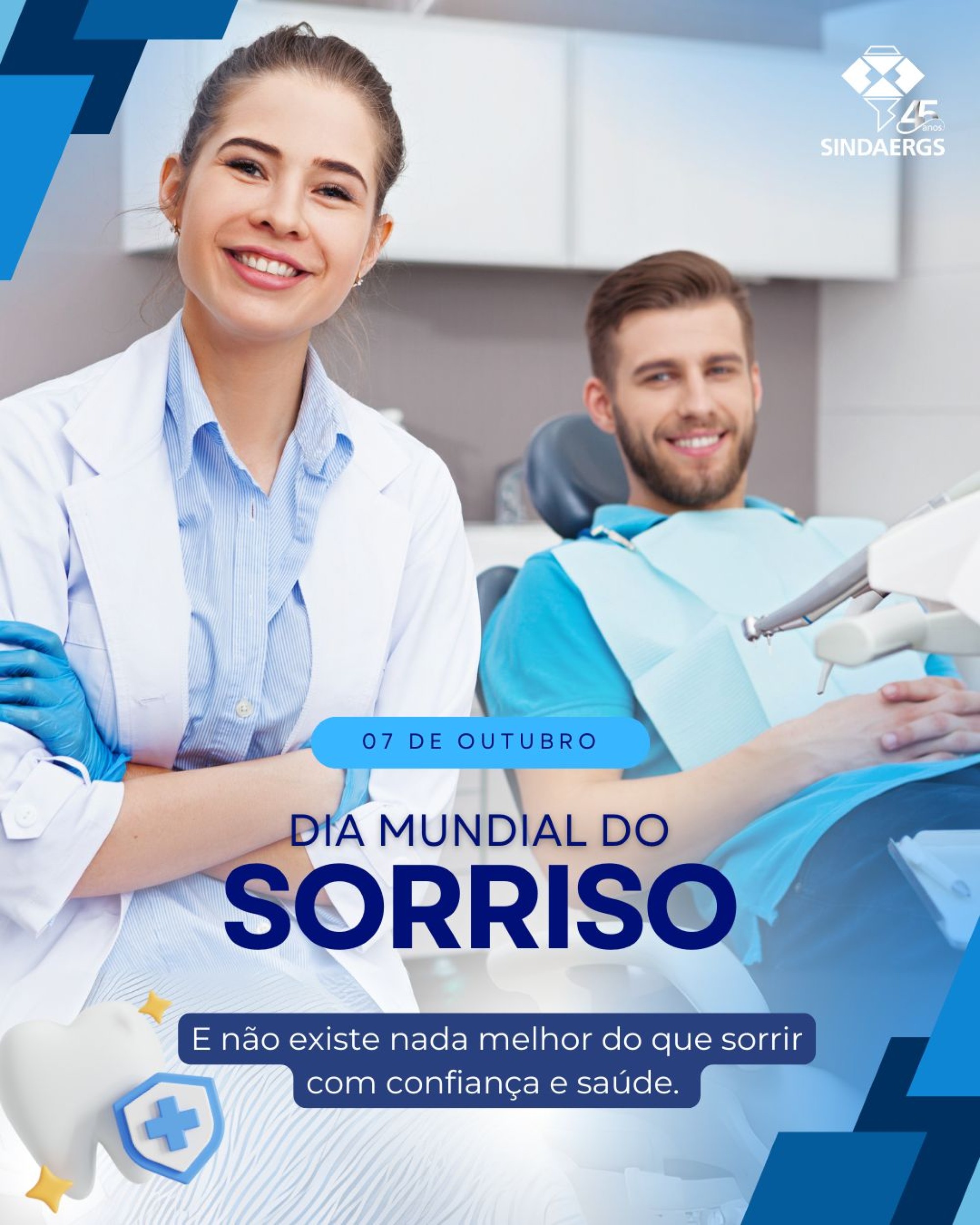 Dia Mundial do Sorriso! Dia Mundial do Sorriso! - O SINDAERGS – Sindicato dos Administradores no Estado do Rio Grande Sul, representa os Administradores gaúchos.