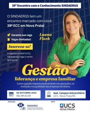 Todas as notícias - O SINDAERGS – Sindicato dos Administradores no Estado do Rio Grande Sul, representa os Administradores gaúchos. 