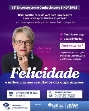 Todas as notícias - O SINDAERGS – Sindicato dos Administradores no Estado do Rio Grande Sul, representa os Administradores gaúchos. 
