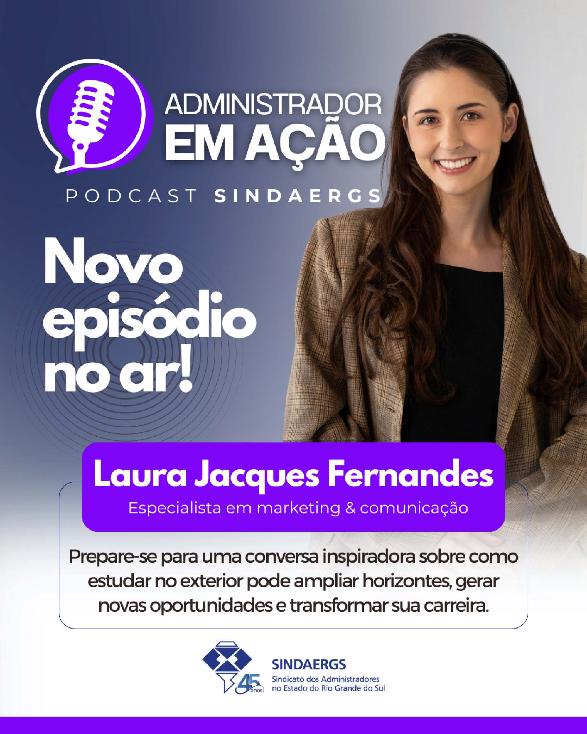 O 9º episódio do Administrador em Ação já está no ar! O 9º episódio do Administrador em Ação já está no ar! - O SINDAERGS – Sindicato dos Administradores no Estado do Rio Grande Sul, representa os Administradores gaúchos.