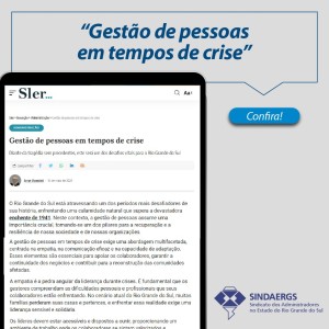 Todas as notícias - O SINDAERGS – Sindicato dos Administradores no Estado do Rio Grande Sul, representa os Administradores gaúchos. 